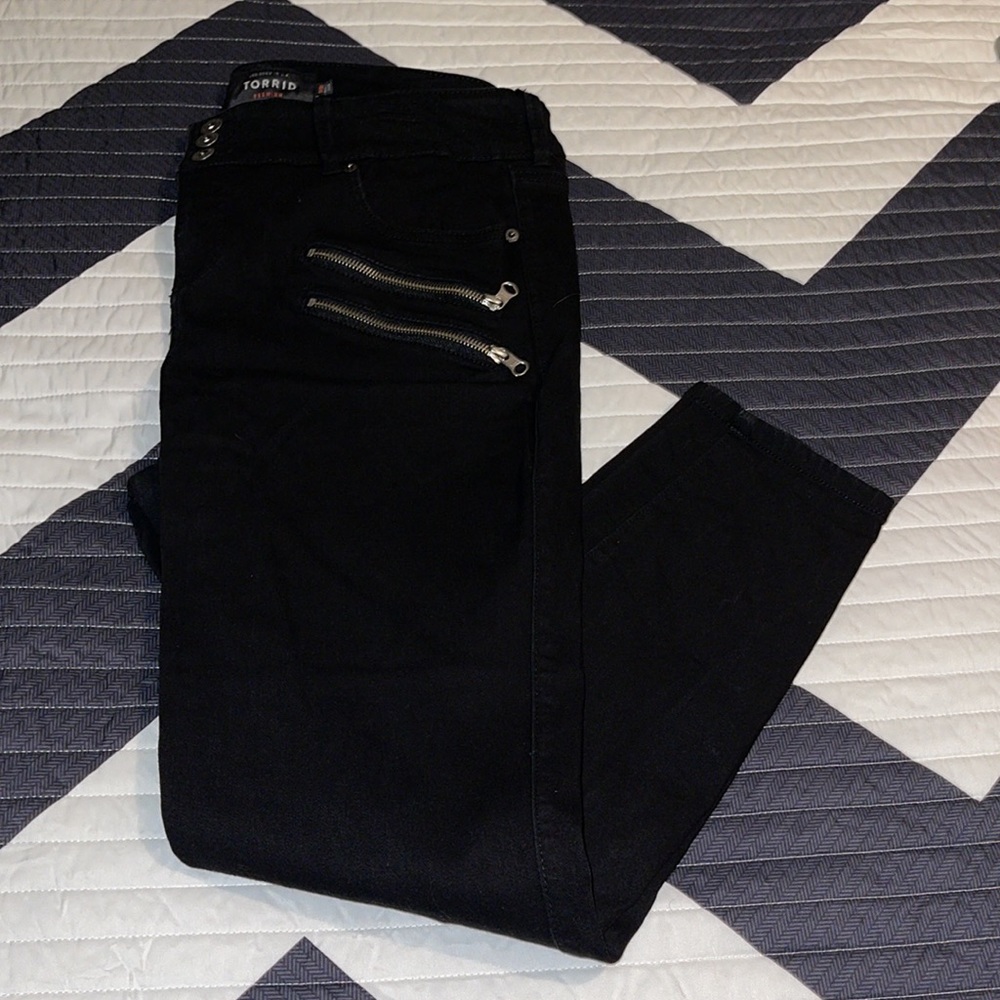 Torrid Premium Double Zipper Jeans